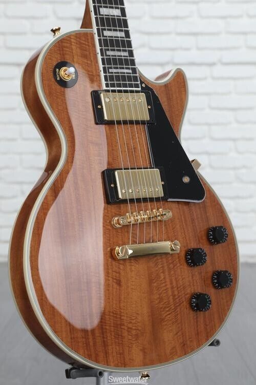 Epiphone Les Paul Custom Koa Gold Package - FLAWLESS