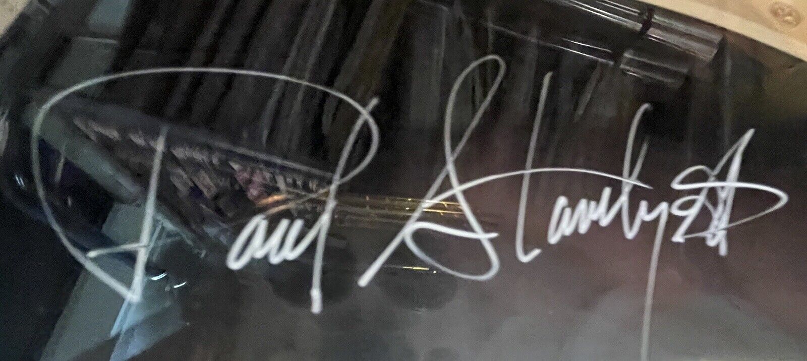 KISS Autographed Squier Strat Guitar with Case