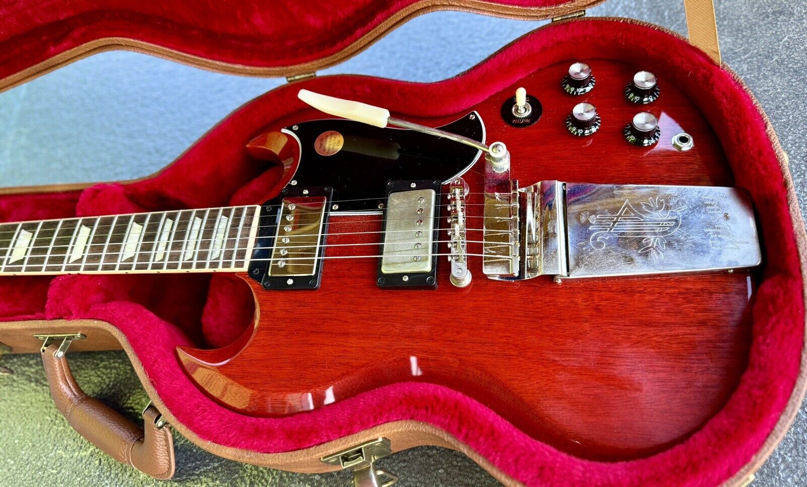 Gibson SG Standard 1961 Maestro Vibrola Cherry USA