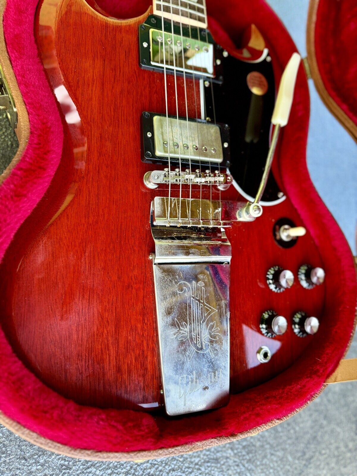 Gibson SG Standard 1961 Maestro Vibrola Cherry USA