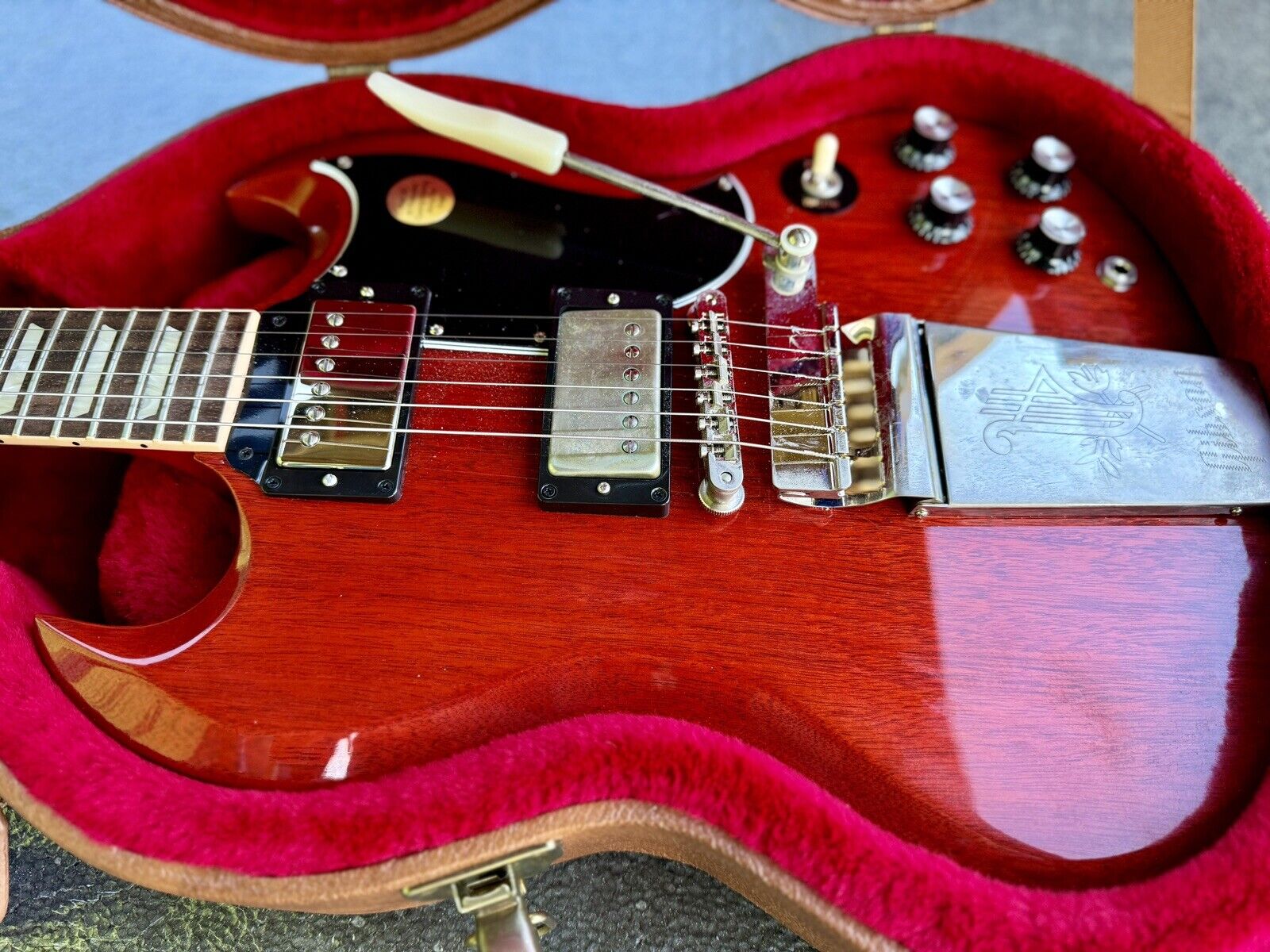 Gibson SG Standard 1961 Maestro Vibrola Cherry USA