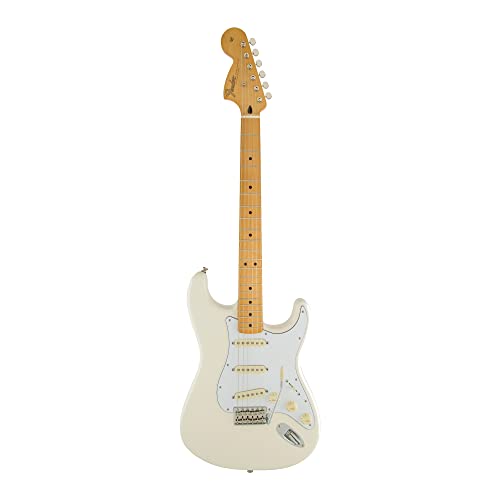 Fender Jimi Hendrix Stratocaster Electric Guitar, Olympic White