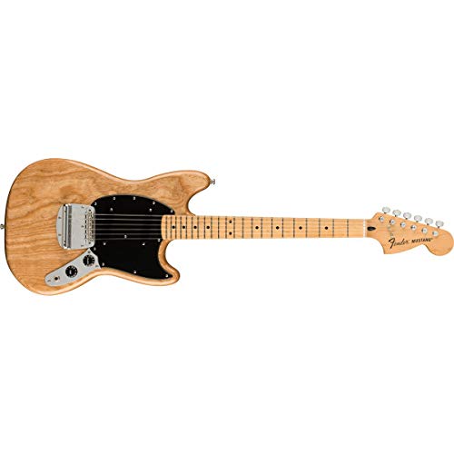 Fender Ben Gibbard Mustang Electric Guitar, Natural, Maple