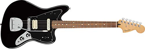 Fender Player Jaguar Electric Guitar, Black, Pau Ferro