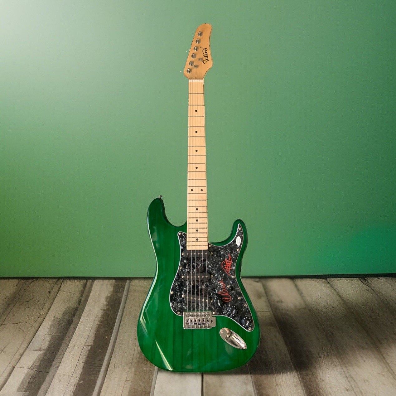 Authentic Cheech and Chong signed Electric Guitar, JSA COA