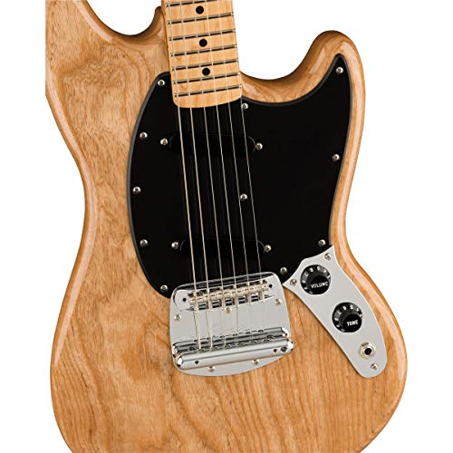 Fender Ben Gibbard Mustang Electric Guitar, Natural, Maple
