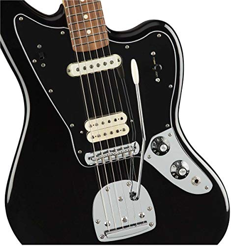 Fender Player Jaguar Electric Guitar, Black, Pau Ferro