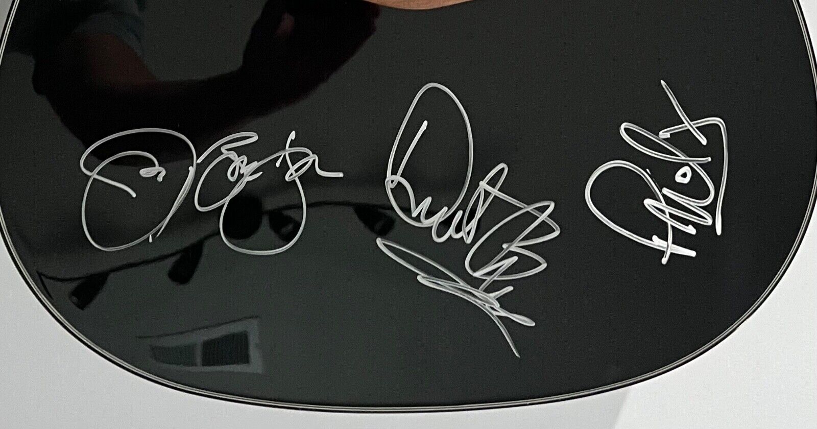 Bon Jovi Signed Acoustic Fender Guitar for Charity