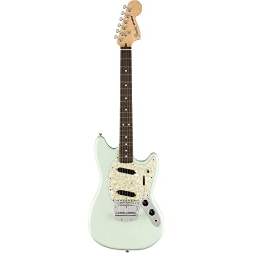 Fender Mustang: Satin Sonic Blue, Rosewood Fingerboard