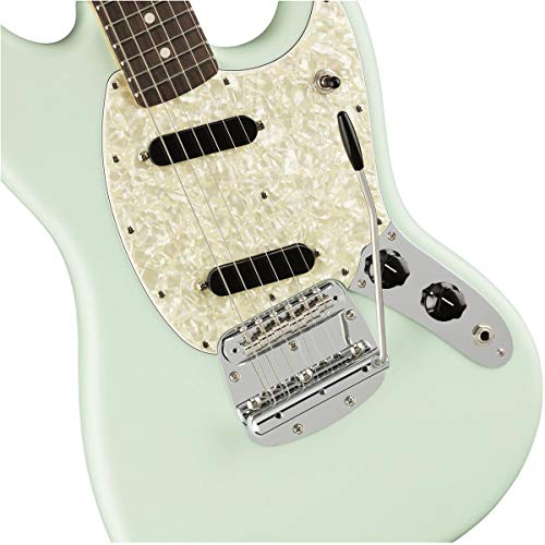 Fender Mustang: Satin Sonic Blue, Rosewood Fingerboard