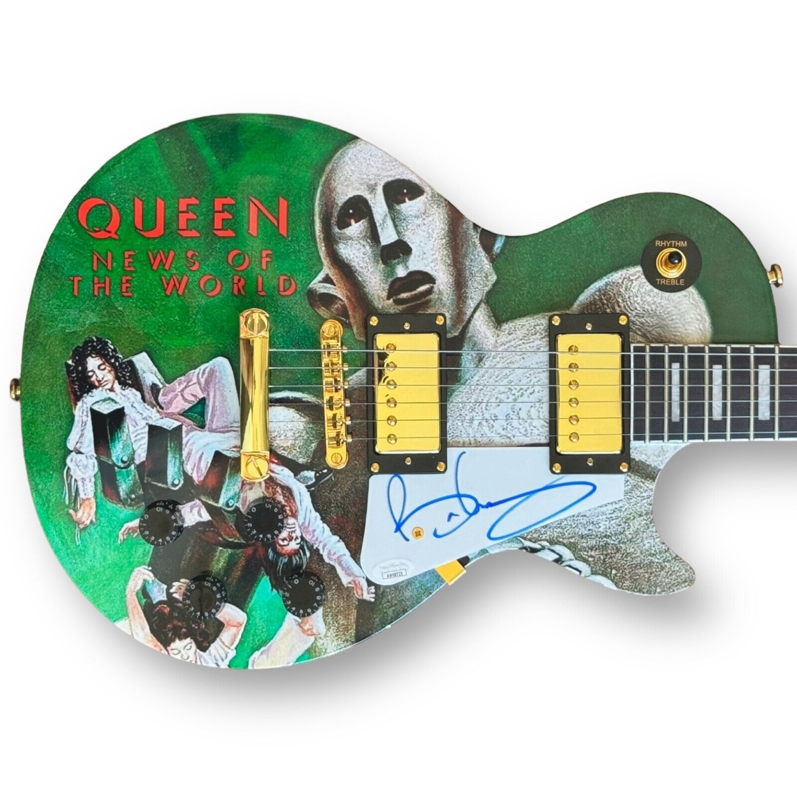 Brian May Signed Guitar Custom Graphics JSA COA