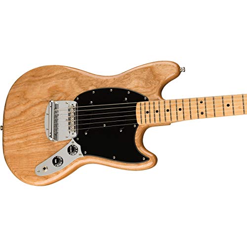 Fender Ben Gibbard Mustang Electric Guitar, Natural, Maple