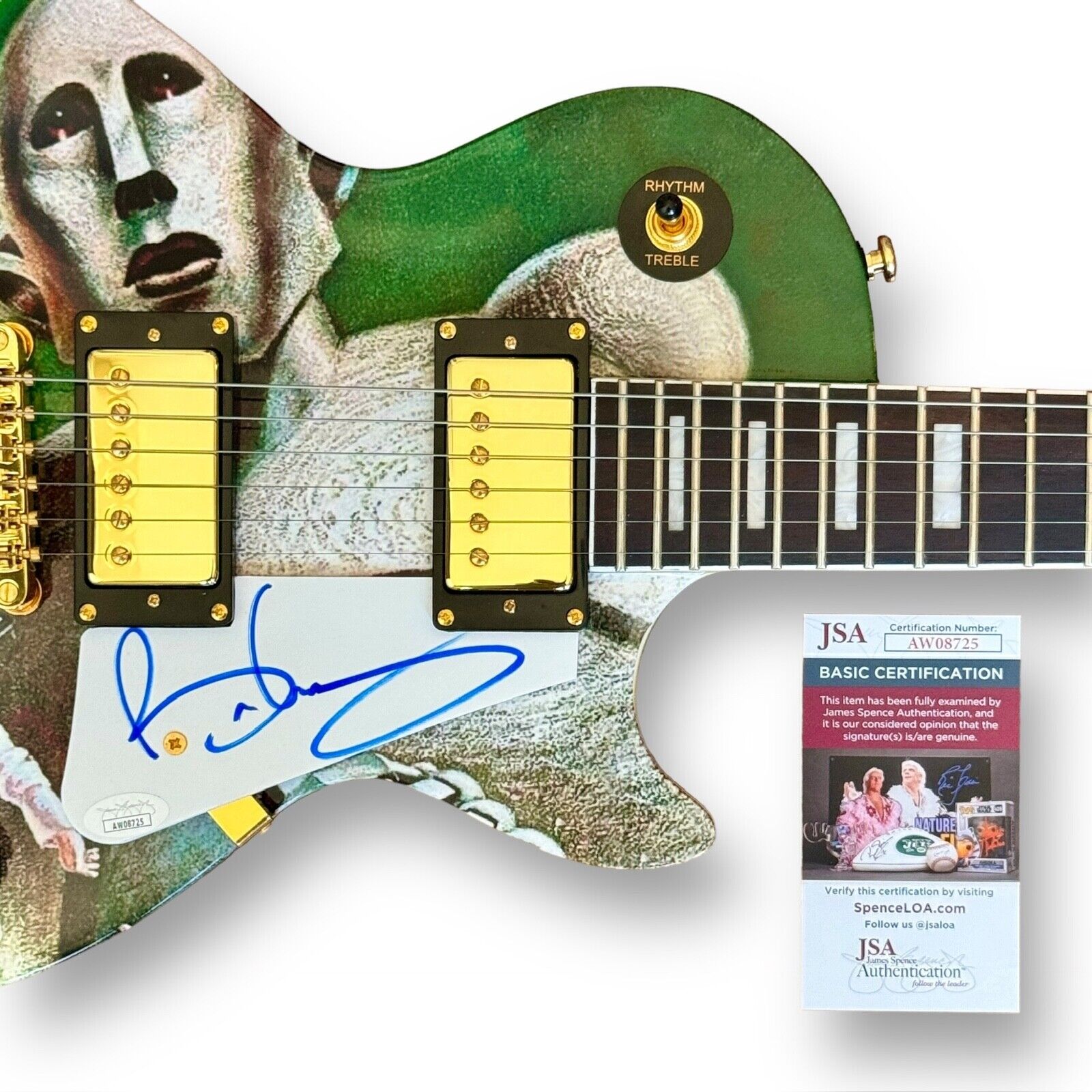 Brian May Signed Guitar Custom Graphics JSA COA