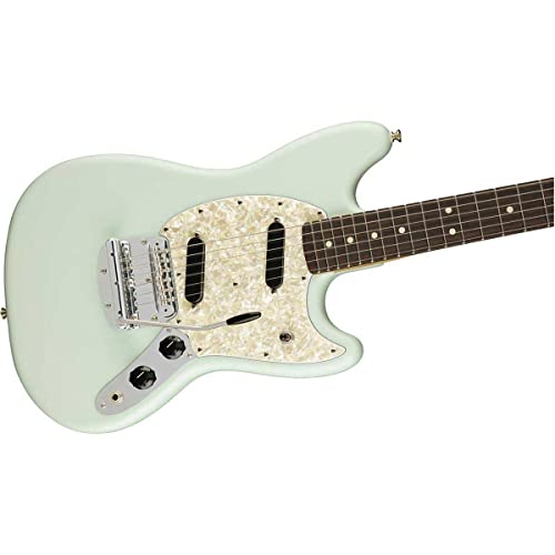Fender Mustang: Satin Sonic Blue, Rosewood Fingerboard