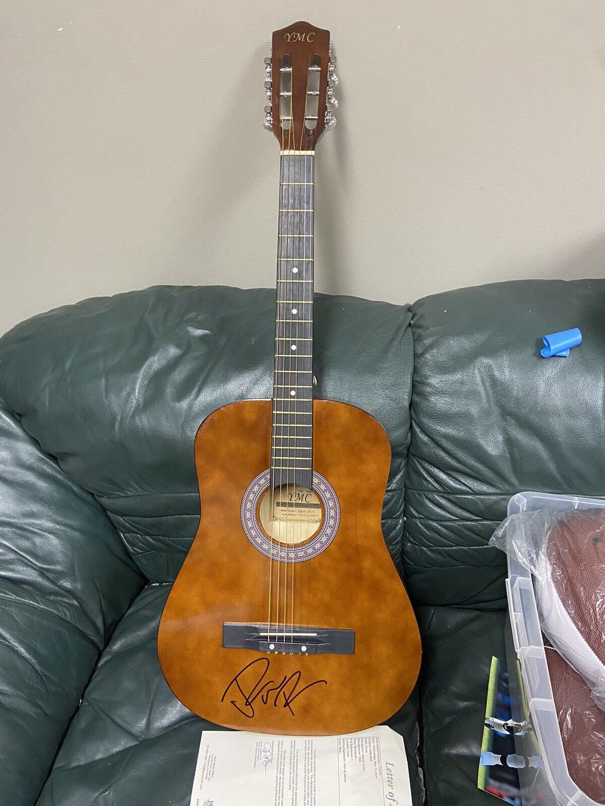 Autographed Jelly Roll Acoustic Guitar with LOA
