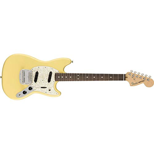 Vintage White Fender American Performer Mustang - Rosewood Fingerboard