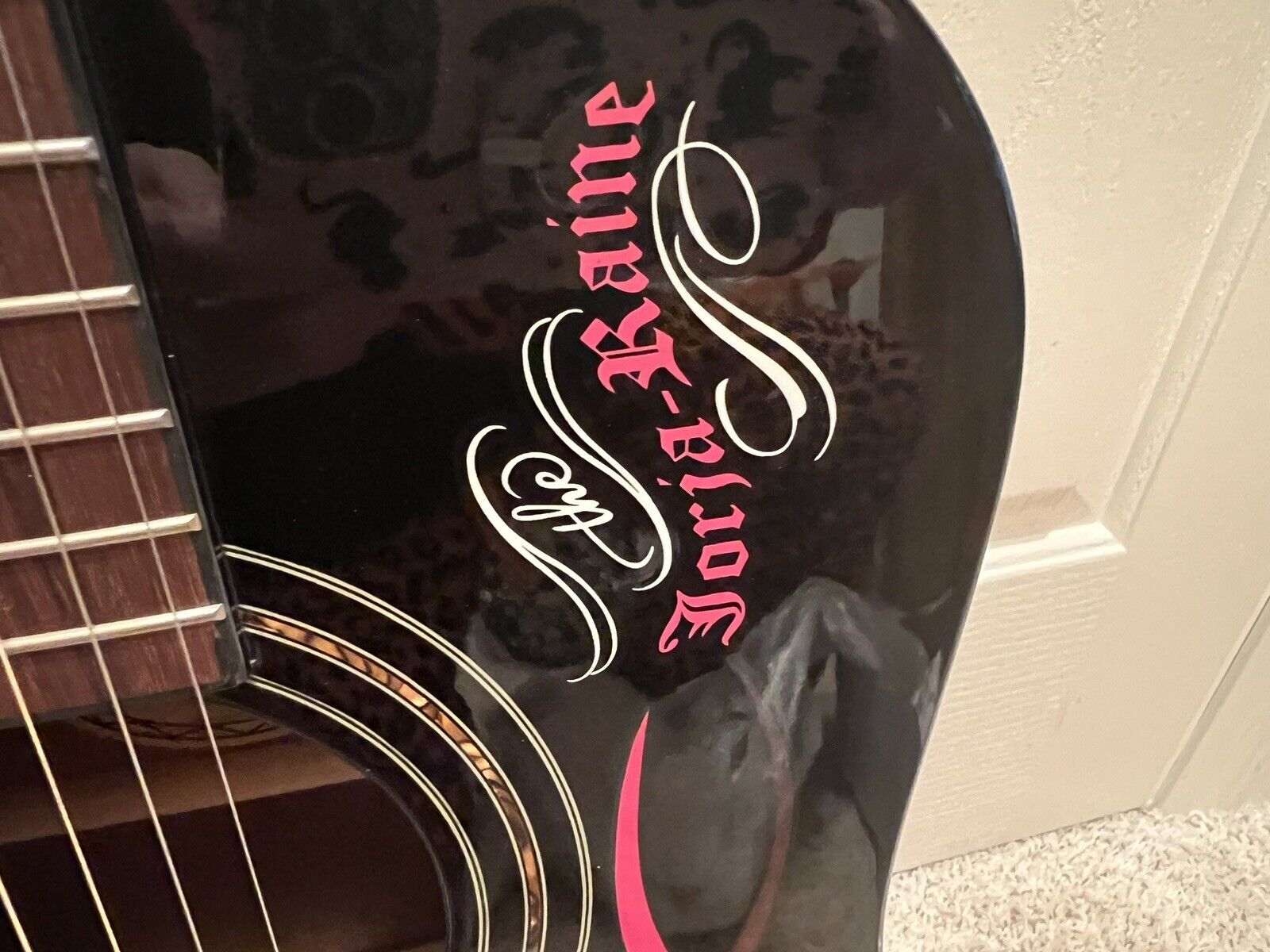 Bret Michaels Autographed Jorja Raine Guitar