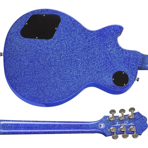 Electric Blue Epiphone Tommy Thayer Les Paul Guitar