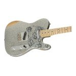 Fender Brad Paisley Telecaster Electric Guitar, Silver Sparkle