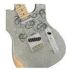 Fender Brad Paisley Telecaster Electric Guitar, Silver Sparkle