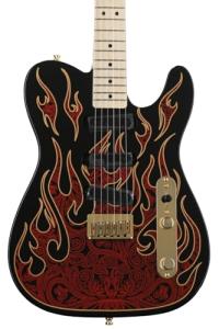 Fender James Burton Telecaster - Red Paisley Flames