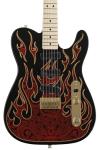 Fender James Burton Telecaster - Red Paisley Flames