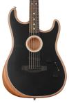 Fender American Acoustasonic Stratocaster Acoustic Electric Guitar - Black