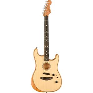 Fender American Acoustasonic Stratocaster Acoustic Electric Guitar - Natural