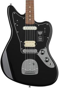 Fender Player Jaguar Electric Guitar, Black, Pau Ferro