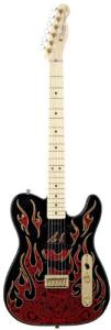 Fender James Burton Telecaster - Red Paisley Flames