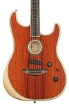 Fender Acoustasonic Stratocaster Guitar - Cocobolo Natural Limited-edition