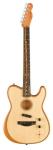 Fender Acoustasonic Telecaster Guitar, Natural, Ebony, Gig Bag