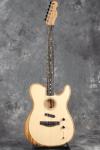 Fender Acoustasonic Telecaster Guitar, Natural, Ebony, Gig Bag