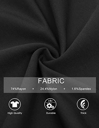 Vintage Black A-Line Midi Skirt with Belts