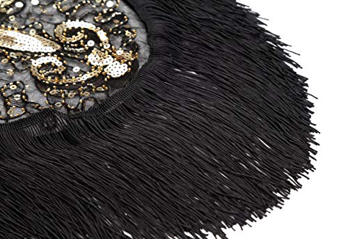 Vintage 1920s Sequin Beaded Evening Cape for Gatsby Party