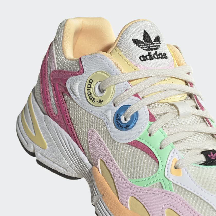 adidas Women's Astir Sneaker - Off White/Pulse Mint/Clear Pink