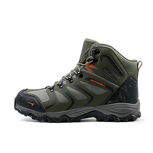 NORTIV 8 Men's Waterproof Hiking Boots - Army Green