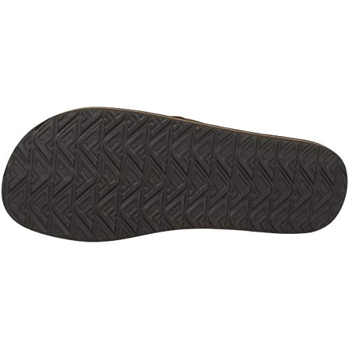 Reef Men's Twinpin Flip Flop - Brown, Size 11