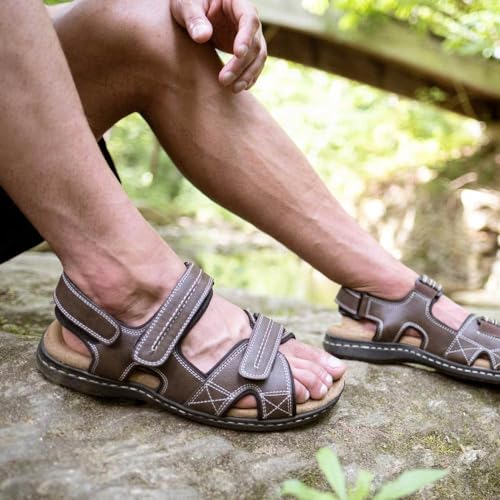 Dockers Men's Sport Sandals - Rust, Size 8