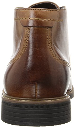 Rockport Men's Dark Brown Leather Chukka Boots