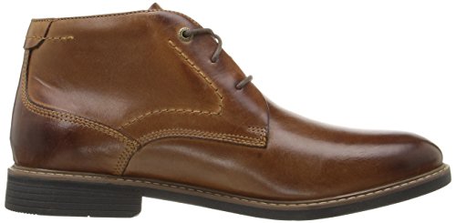 Rockport Men's Dark Brown Leather Chukka Boots