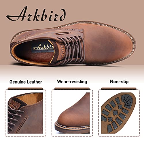 Men's Dark Brown Chukka Boots - Stylish Comfort