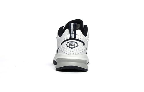 New Balance Men's 608 V5 White/Navy Cross Trainer