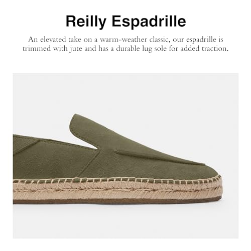Coach Men's Olive Drab Reilly Espadrille Loafers