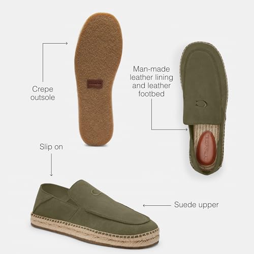 Coach Men's Olive Drab Reilly Espadrille Loafers