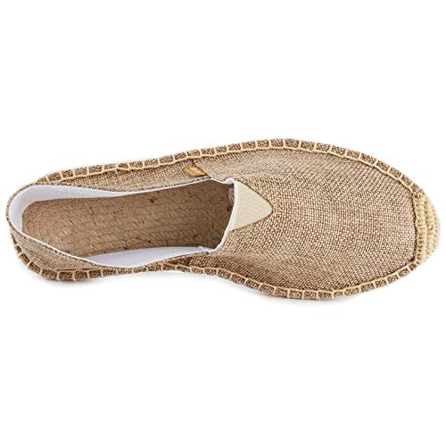 Alexis Leroy Men's Classic Canvas Espadrilles - Apricot