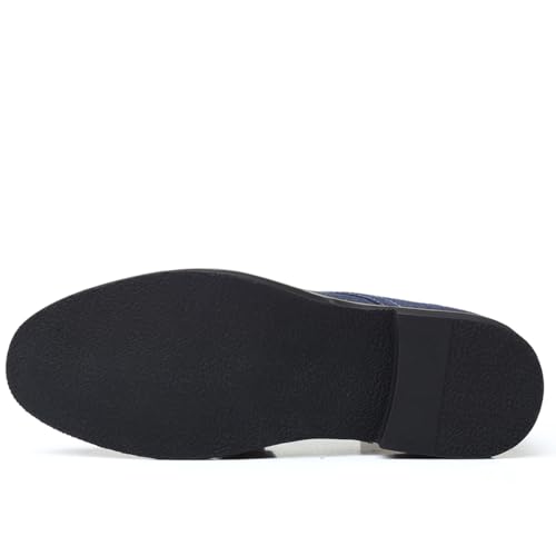 Black Suede Derby Oxfords Men's Dress Shoes Size 10