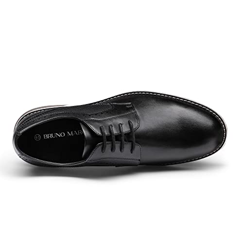 Bruno Marc Men's Black Oxford Dress Shoes, Size 13