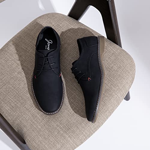 Jousen Men's Suede Business Casual Oxford Shoes