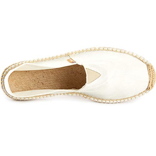 Kentti Men's Canvas Slip-On Espadrilles Apricot Size 10-10.5